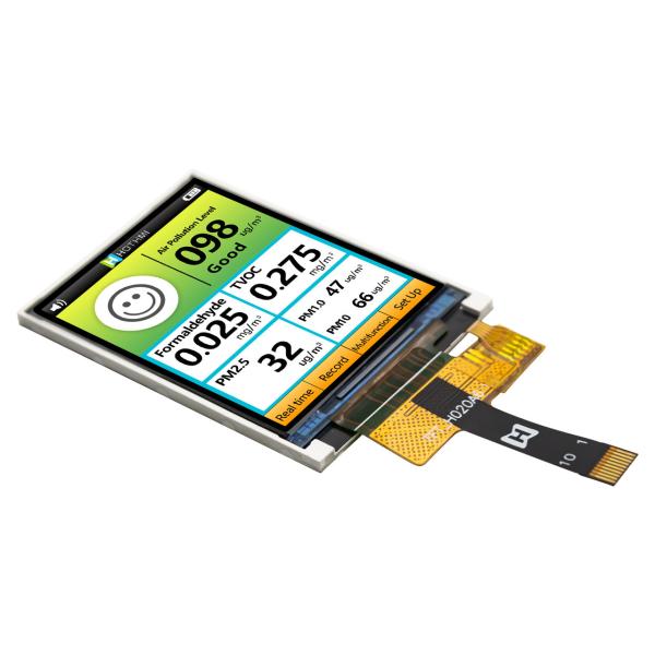 2.0 inch 240x320 pixels TFT LCD display | Serial SPI interface | 10-pin FFC ZIF connection