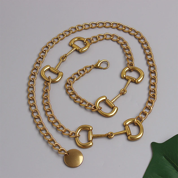 Gold Filled Belly Waist Chain Dress Belt Chunky Body Chain Belts Sexy Gold Belly Waist Chain