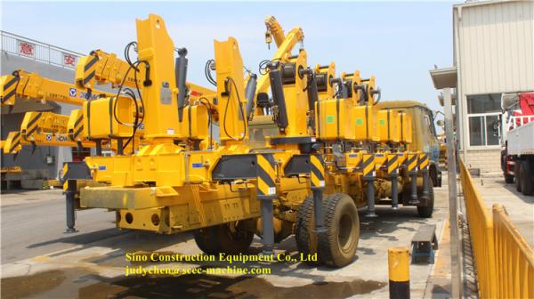 Straight Arm Truck Mounted Crane 10T SQ10SK3Q Self Locking Up And Down