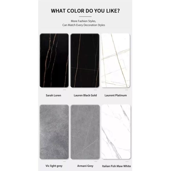 A mesa de jantar luxuosa e a cadeira do OEM ajustaram o estilo nórdico superior aglomerado da pedra