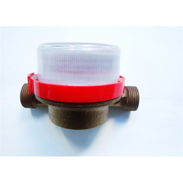 15mm Vane Wheel Rotary Domestic Single Jet Water Meter For Hot Water