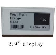 convenient professional supermarket esl dispaly with 2.9screen Min. Order: 1000 Pieces