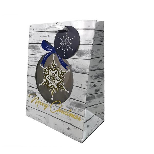 Glossy Surface Custom Printed Paper Bags High Bearing Capacity For Business