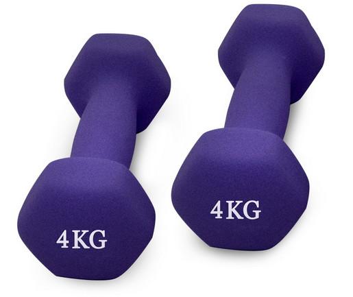 Export Quality Colorful Fitness Women Neoprene Coated Dumbbells for sale