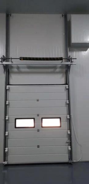 Logistics Warehouse 1p Sectional Overhead Door Safety Electric Lifting Insulated