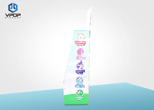Five Shelves Cardboard POS Displays Customized Graphic For T - Shirt Jacket Selling