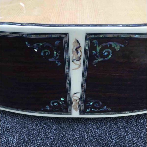 Aaaa All Real Abalone Super Deluxe Wood D45L Acoustic Guitar Customized Logo Is Available