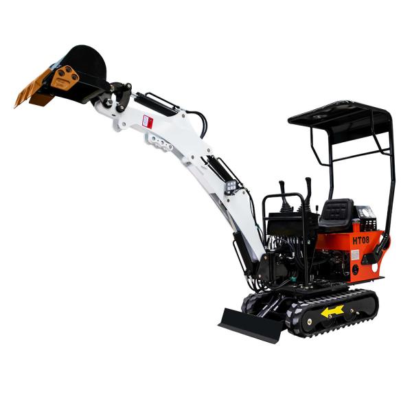 HT08 800kg Mini Excavator with 12HP Engine and 0.025m³ Bucket