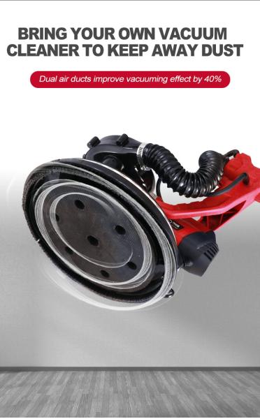 Hand Vacuum Putty Sander Machine Brush Motor Concrete Floor Wall And Ceiling Sander