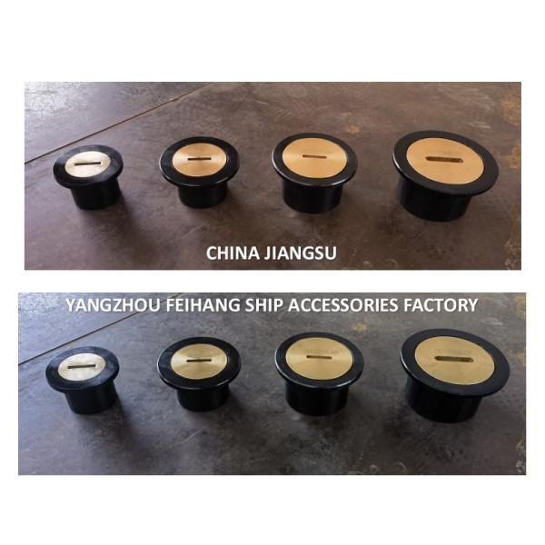Durable Sounding Pipe Head A50 CB/T3778 with 76mm Outside Diameter and Copper Lid Carbon Steel Body