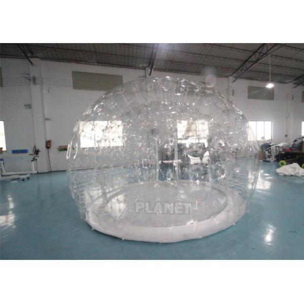 пузыря иглу Dia PVC 4m 0.8mm шатер купола прозрачного ясного раздувной для располагаться лагерем/партия