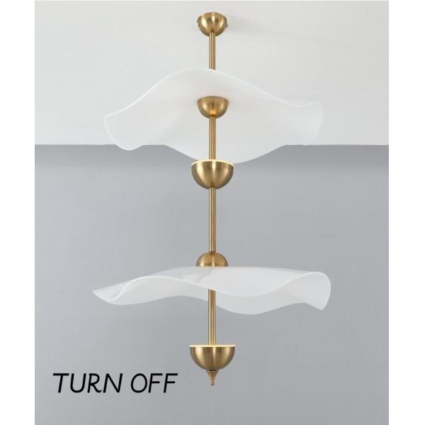 Современная простая нордическая творческая лампа лотоса Адвокатуры лестницы комнаты прожития света шкентеля золота