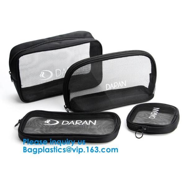 Portable Hanging Waterproof Beauty Makeup Bag Multi Function Travel Mesh Cosmetic Bag, Makeup Bags