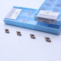 インデックス可能なカービッド回転挿入器,PVDコーティングされた内部回転挿入器,仕上げ挿入器 DCMT070204,青銅色