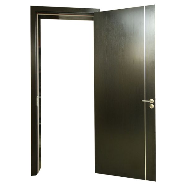Push-Pull Wooden Bedroom Door  Modern Sliding Design  Interior Ready
