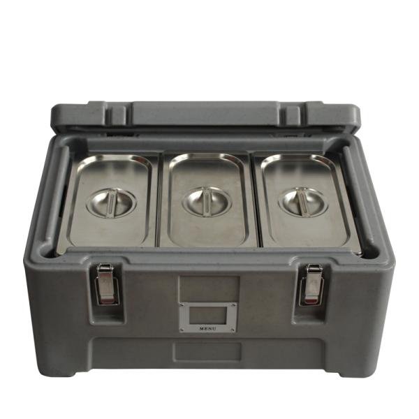 Factory Supply 30L PU Foam Catering Restaurant Keep Warm Thermal Transport Container Top Loading Food Pan Carrier For Fast Delivery