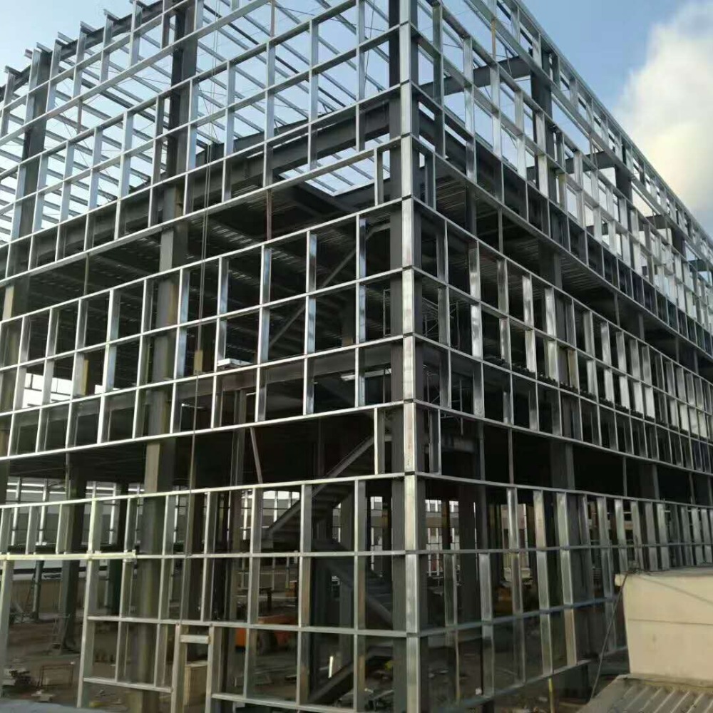 Heavy Gauge Industrial Steel Structure Framed Construction for Factory Production Workshop