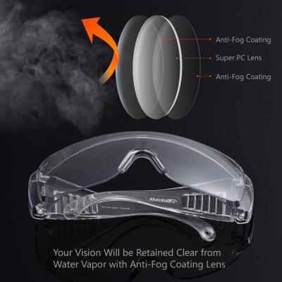 SAFEYEAR SG035 Safety Glasses Goggles Anti Scratch Anti Fog Medical Safety Glasses