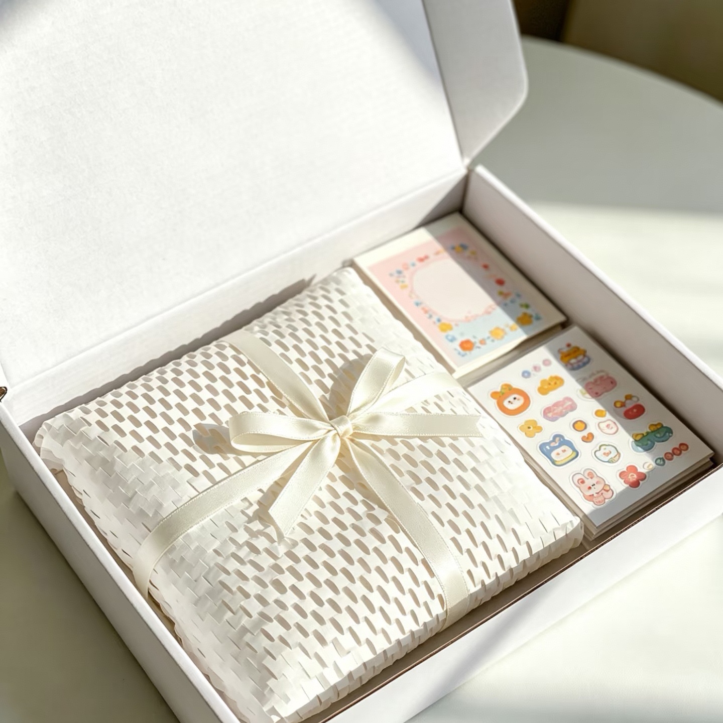 White Honeycomb Paper for Gift Box Inner Packaging – Expandable Cushioning for Premium Gifts