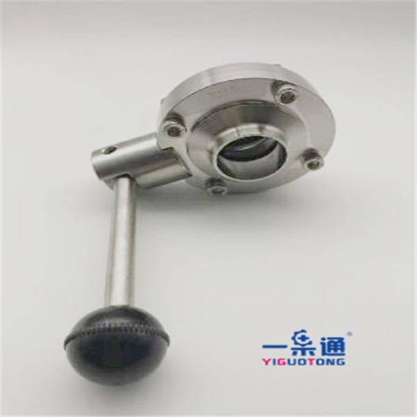 Stainless Steel 1000WOG Ball Water Butterfly Valves And Connection