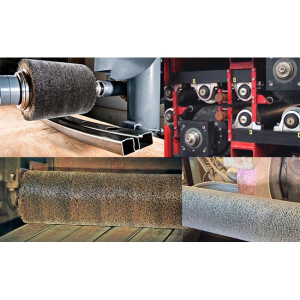 Customized Food Industry Cleaning Brushes , Flexible Abrasive Nylon Brush