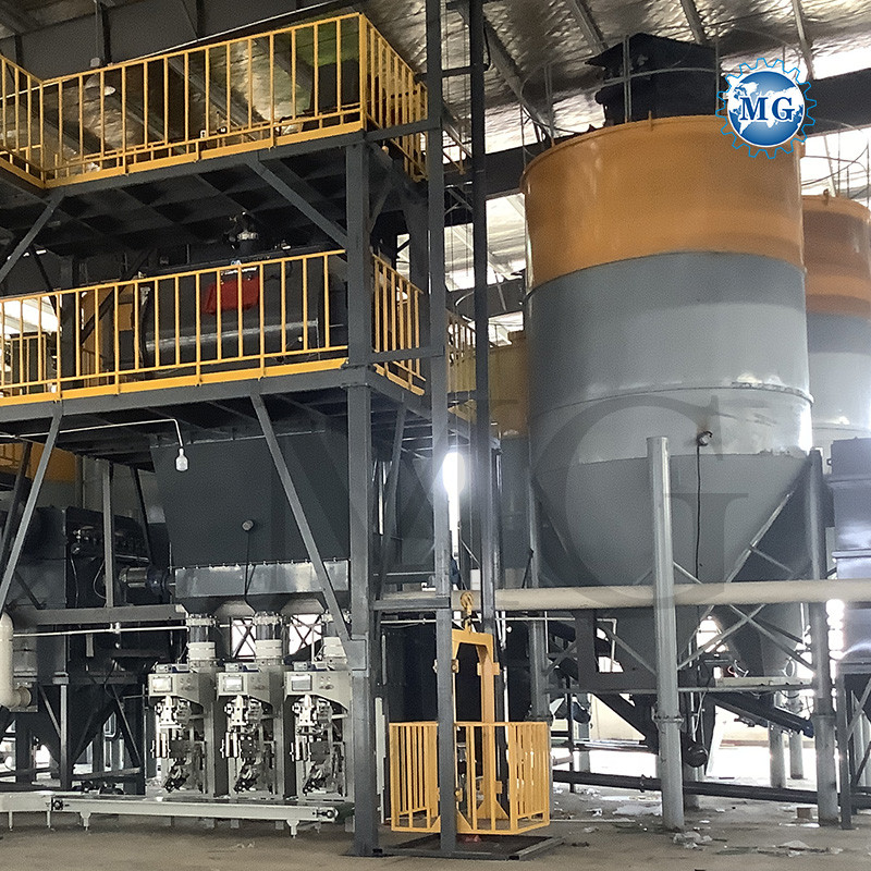 High Speed Mixing Dry Powder Mortar Production Line Wall Putty Gypsum Skim Coat Mixer Ceramic Tile Adhesive Grout Making Machine