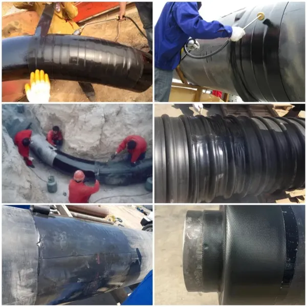 High-Performance 3LPE Coating Heat Shrinkable Sleeve for 450-650mm Pipeline Joint Closure Repair Protection