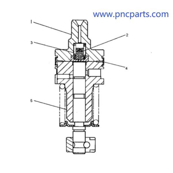 7E-6007 Plunger CAT 3406B 108-2104 For Diesel Fuel Injection Pump