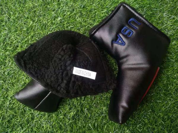 club cover , Golf head cover , USA golf head cover , putter headcover ,  USA headcover