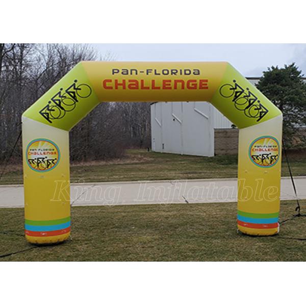 Customized Race Advertising Gate Airtight Events Air Archway Inflatable Start Finish Arch