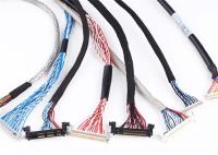 O diodo emissor de luz do LCD do conjunto de cabo da resistência de abrasão 6cores LVDS conduziu o cabo da tevê Lvds