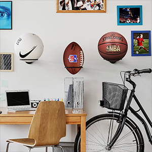 Стандартный 5 мм толщины стойка для мячей держатель стенки для спортивных мячей дисплейного хранения