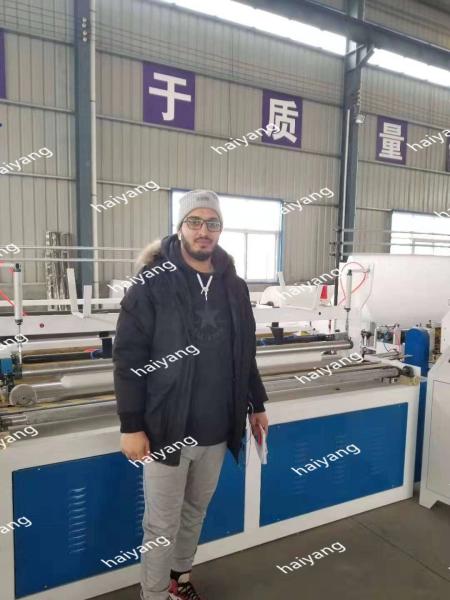 Automatic Slitting Machine toilet tissue Paper Rolls Rewinding Cutting Machine