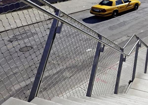 7×19 Stainless Steel Balustrade Cable Mesh Impact Resistant Customized
