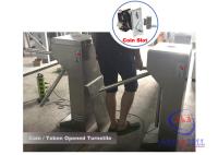 Pièce de monnaie/marque de taille d'entrée de piscine de toilette la demi a actionné de demi tourniquets de taille