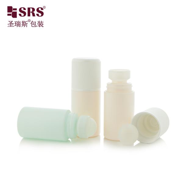RPPC1-60ML Injection Blow Custom Color PP PCR Recycled Plastic Roll On Deodorant Gel Bottle