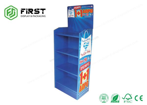OEM Customized Printing Promotional Recycling Paper Floor Cardboard Display Stand