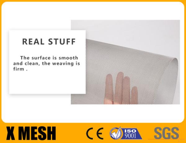0.21mm Wire Aluminum Window Screen 14 X 14 Mesh Silver For Fly Prevention