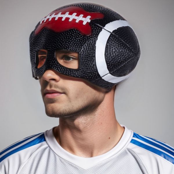 Latex Material Fantasy Mask for Costume Designers with One Size Fit Most and 200g Weight