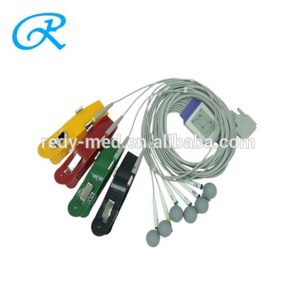 10 Lead EKG Cable Banana 4.0 IEC 3.6M Medical Materials Accessories DB-15 Connector