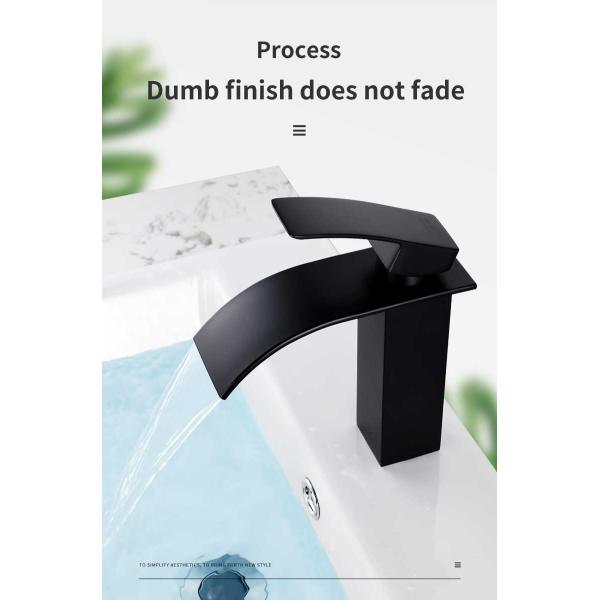 Faucet раковины Bathroom водопада SUS304 в золоте золота Chrome розовом