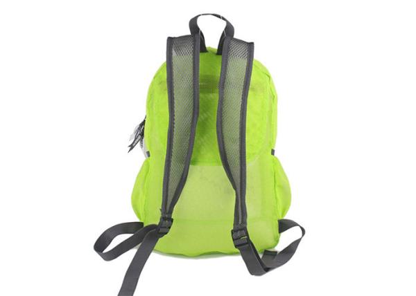 SEDEX Women Printing Polyester Backpack Green Mesh Backpack