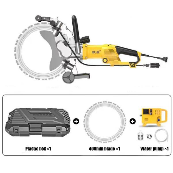 AC8400 Electric Ring Saw 290mm Cutting Depth 400mm Blade the Ultimate Solution for Quick Concrete Wall Cutting