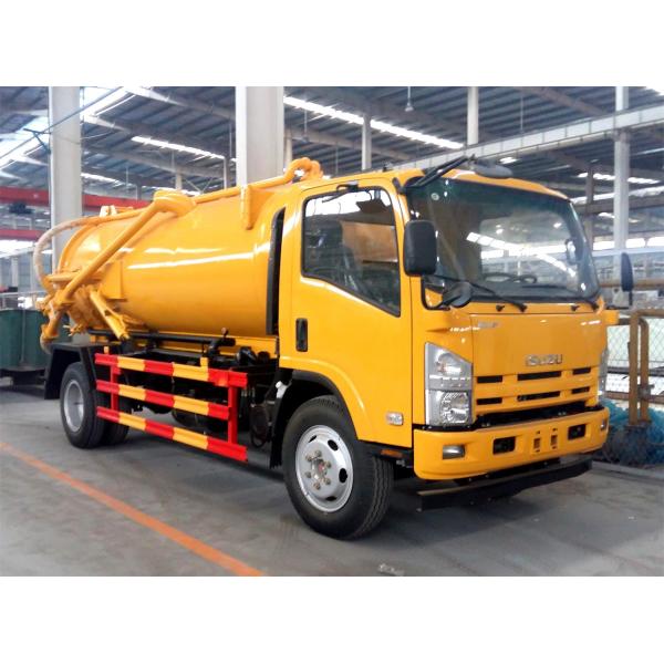 ISUZU caminhão da sução do vácuo da água de esgoto de 10.000 litros para a limpeza da água de esgoto da cidade