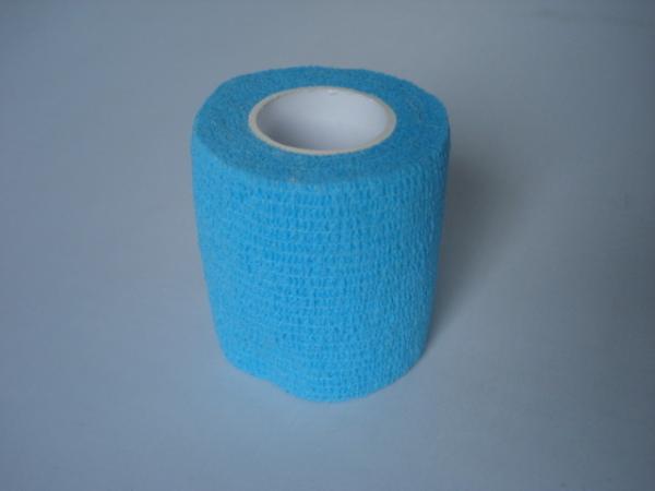 Self Adhesive Vet Wrap Custom size Strong nonwoven Elastic Medical blue Bandage