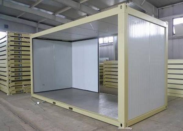 Aço móvel luxuoso da casa pré-fabricada - casas quadro à prova de fogo com banheiro