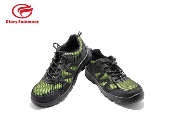 High Cut  Cool Looking  Mens Lightweight Steel Toe Shoes Anti Slip KPU Black / Brown