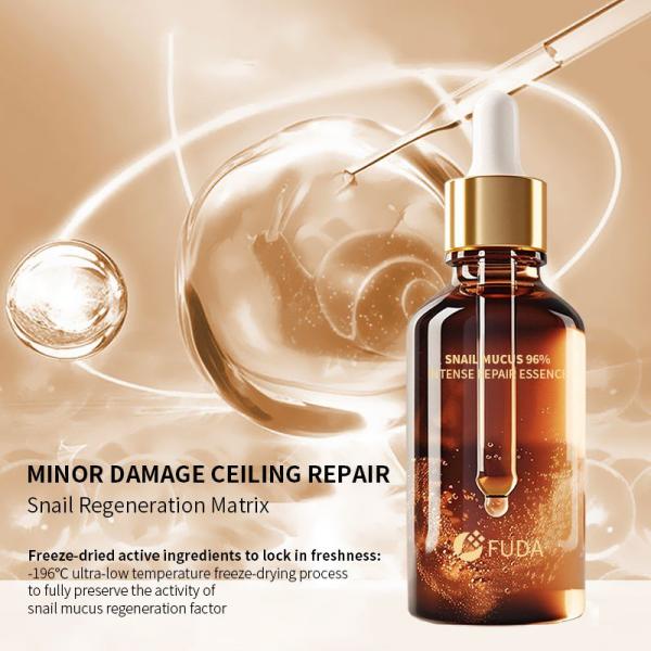 Primeros Auxilios B5 Panthenol Esencia de Mucus de Caracol Hidratante para Reparación de la Barrera Cutánea para Piel Sensible