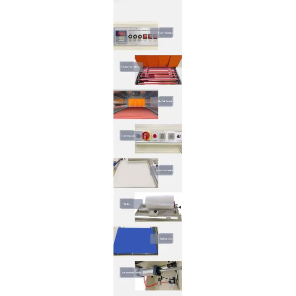 Semi-Automatic Heat Shrink Film Packaging Machine for Food & Beverage Cosmetics Tableware-Paper/Plastic Packaging Engine Core