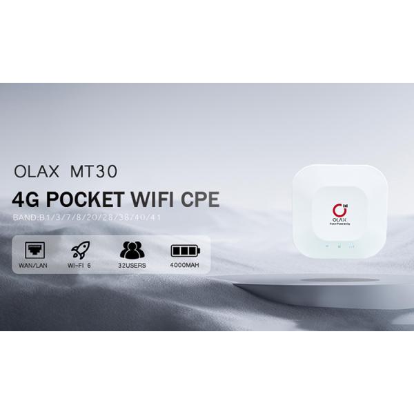 OLAX MT30 портативный 4000mah батарея мобильный Wi-Fi маршрутизатор lte Модем 4g с слотом для SIM-карты